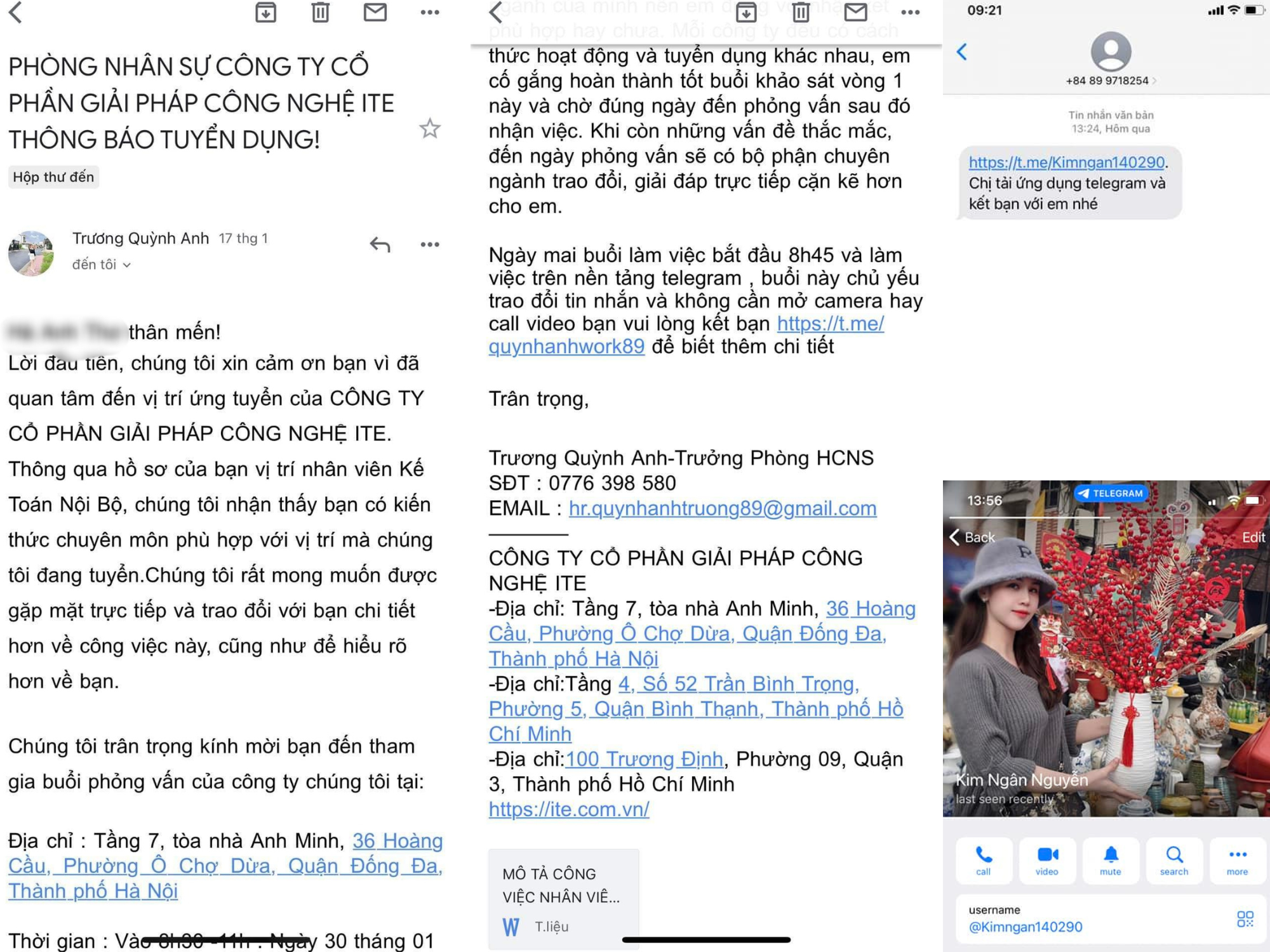 CẢNH BÁO VỀ CÁC ĐỐI TƯỢNG GIẢ DANH ITE THỰC HIỆN HÀNH VI LỪA ĐẢO